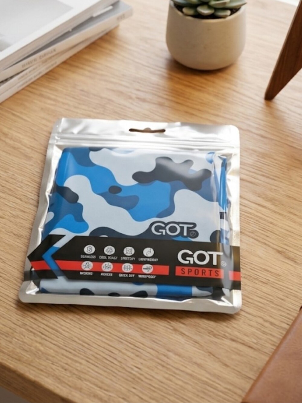 GOT Sports Blue Camouflage Face Mask Pack